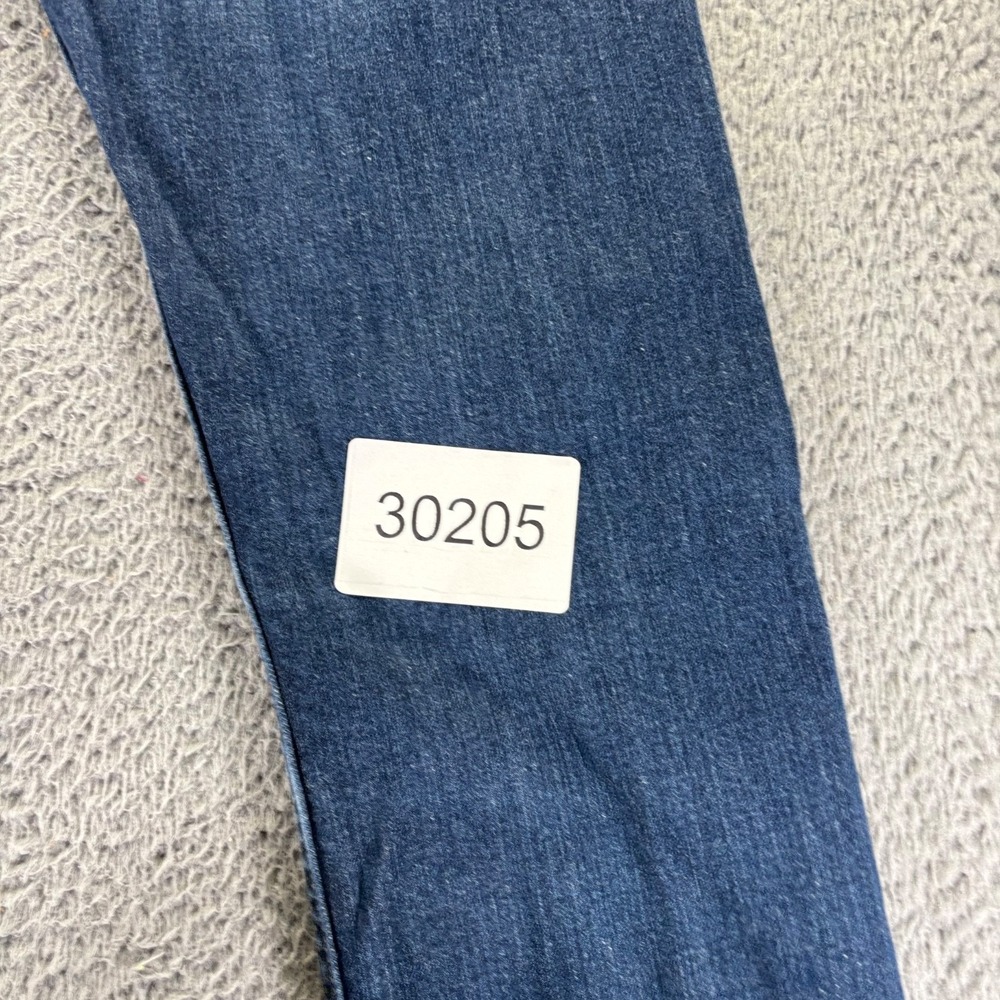 Levis 513 Jeans Mens 32x32 Blue Dark Wash Cotton Stretch Slim Fit Denim - Picture 10 of 10